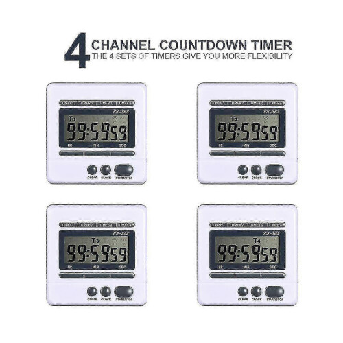 Compact 4-Channel Timer for Home Office and Industrial Timing 1