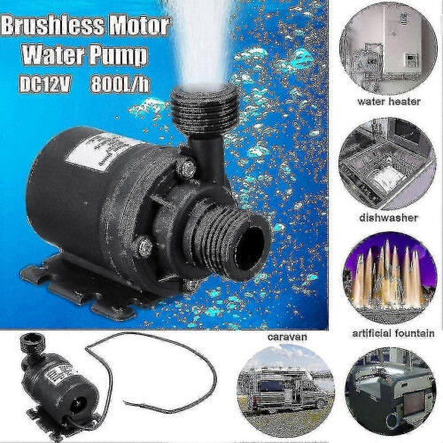 Ηλιακή αντλία νερού 50w 800l/h Dc12v για σιντριβάνι κήπου - Χαμηλού θορύβου_M 2