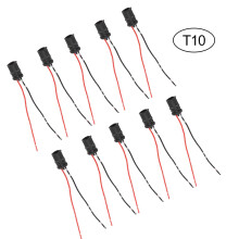 10 Pack Light Bulb Connectors for Vehicles Soft Male Socket Easy to Install