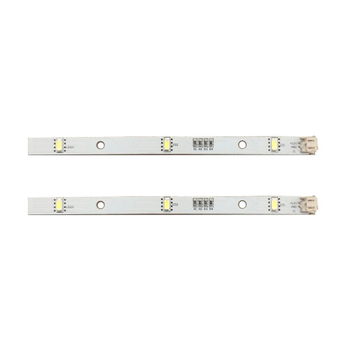2 x LED Strip Light for Fridge Freezers, Replacement Light Bar, White, 2 Pack 2