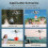 Sistema de lançamento de isco e entrega aérea fotossensível para drone, compatível com Mini 4 Pro, para pesca e presente 3