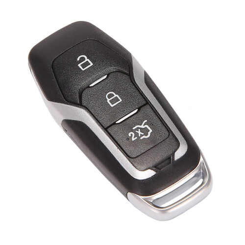 Compatible Smart Remote Button Key Shell for Ford Edge Explorer Mondeo 2015-2017, Durable Black Case 1