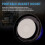 LED beacon for vehicles, blue magnetic warning light with 12-80V socket 4