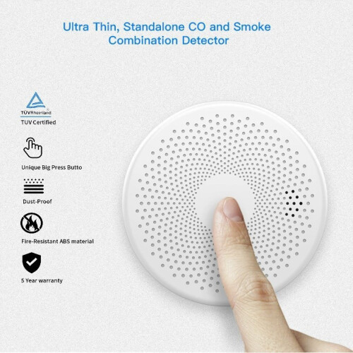 Detector de fum, alarmă sonoră, conectivitate Wifi_M 2