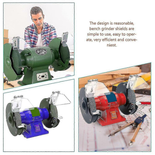 Replacement guard for bench grinder with shield attachment 1
