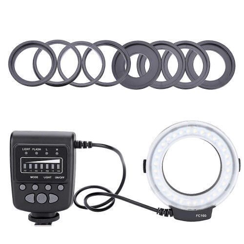 Universal LED Ring Flash Video Camera Fill Light Kit for Photography, Portable Universal Accessory 1