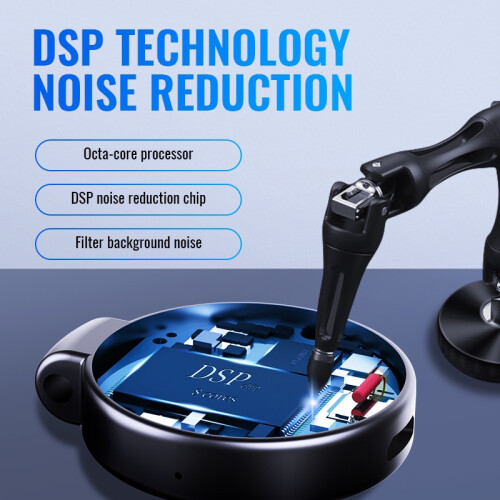Mini Recorder DSP 8 Core Voice Activation Noise Reduction - 8GB(Black) 2