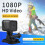 Action Camera 1080P Waterproof with Bicycle Stand(Black) 2