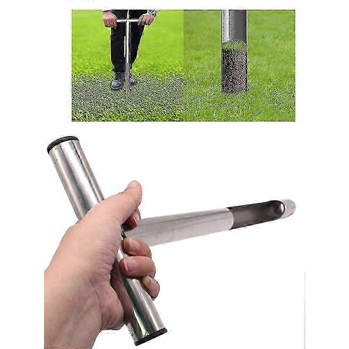 Soil probe for sampling 52cm stainless steel garden tool 2
