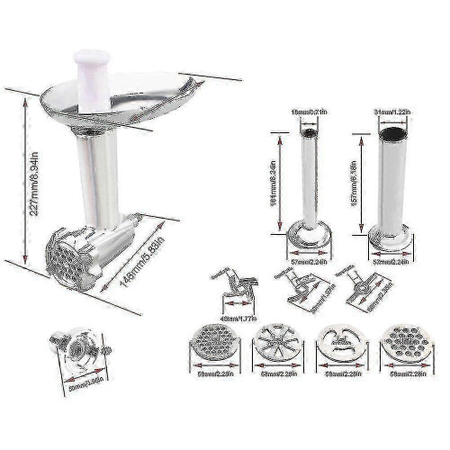 Kenwood Chef Major Kmix Wurstaufsatz – Fleischwolf zum Kochen 2