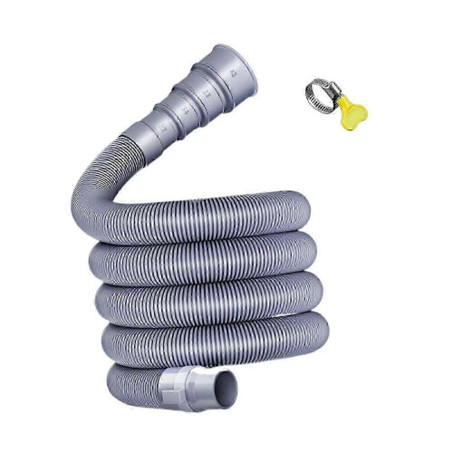RV grey water hose kit with adjustable clamp connector 1