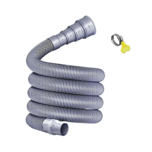 RV grey water hose kit with adjustable clamp connector 2
