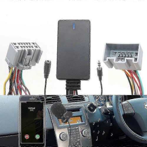 AUX Bluetooth-Autoadapter für Volvo C30 S40 V40 mit Freisprechfunktion 2
