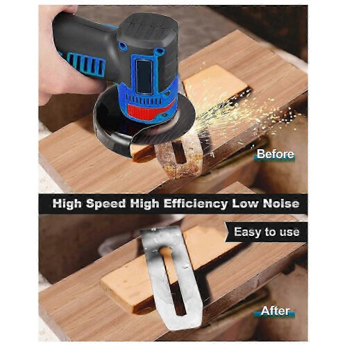 Compact Angle Grinder Cordless with 2 Batteries for Workshop Use 2