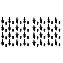 100PCS Bottle Pourers Syrup Pourer Pour Spouts Plastic Liquor Bottle Pourers with Rubber Pourers Dust Cap Covers