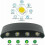 Applique murale LED noire à éclairage intérieur, éclairage indirect pour chambre à coucher 3