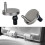 Universal Toilet Seat Hinge Kit for Secure Installation - 1 Pair 2