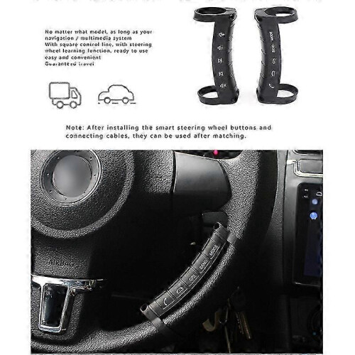 Universal Wireless Steering Wheel Remote for DVD and Navigation Control 1