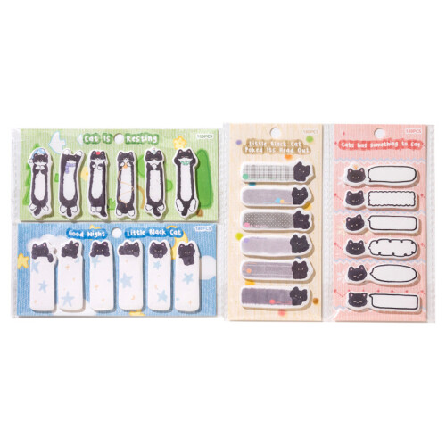 Writable Repositionable Page Markers Labels, Colorful File-3 1