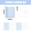 Smooth Writing Paper Paper Rings Bound Journal Planner A7-Blue 4