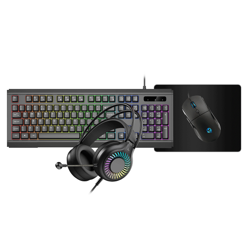 4in1 Gaming Combo Keyboard Mouse Headset USB Set 1