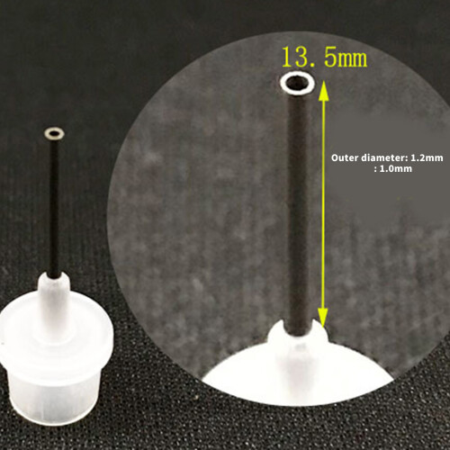5Pcs Transparent Liquid Drip Bottle for Oils Paints-Black 1