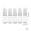 5Pcs Transparent Liquid Drip Bottle for Oils Paints-Black 5