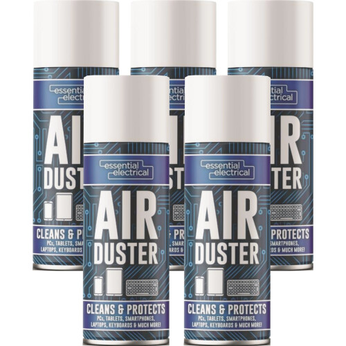 Rapide 5 x 200ML Air Duster Spray PC Tab Laptop Keyboard Cleans Protect Spray