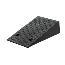 Heavy Duty Rubber Curb Ramp for Driveway, Non Slip Threshold Ramp for Car Scooter Bike, Black 50x80x9cm