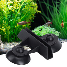40pcs PVC Aquarium Separation Clip Black 2.8cm Cup