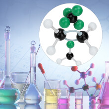 179 Pcs Molecular Kit: 76 Atoms 102 Links 17/23mm