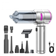 Cordless Car Vacuum Cleaner for Toyota Sequoia 2023 2024, Fast TypeC Charging, Washable Filter, Multifunctional Handheld Design