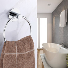 Towel Ring 201 SS/Zn Alloy 5kg 16 cm Dia Chrome