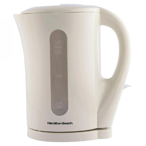 Hamilton Beach Cream Hamilton Beach 1.7L Kettle Detachable Filter 1
