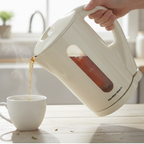 Hamilton Beach Cream Hamilton Beach 1.7L Kettle Detachable Filter 2