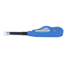 Portable Fiber Optic Cleaning Pen with Visible Window for MPO MTP Fiber Connector Endface Cleaning Blue