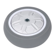 6 Inch Solid Caster TPR Rubber Wear Resistance Silent Wheel for Trolley Utility Cart Hand Truck 260kg Load Capacity