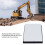 Cabin Air Filter Rubber High Efficiency Long Lasting Air Conditioning Replacement Filter for CAT E307.5 5