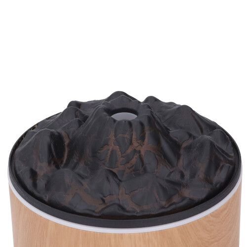 LED Light Diffuser Humidifier 330ml Dual Color Light 4 Timers Volcanic Flame Humidifier Diffuser with Remote Control US Plug 2
