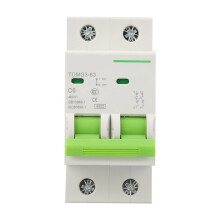 TOMG3-63 2P C type Miniature Circuit Breaker Leakage Protection Air Switch (6A)