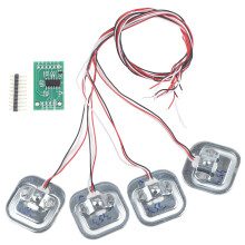 HX711 Module  4 Pcs Personal 50Kg Half bridge Strain Gauge Weighting Sensor Set