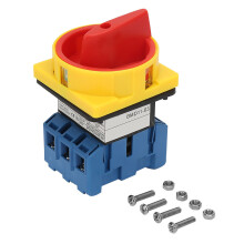 40A/63A Load Circuit Breaker Switch 3-Pole 2-Position Rotary Cam On off Power Switch (63A)