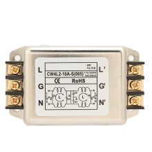 115V/ 10A 50/60Hz Single dual Pole Single Phase Power Line EMI Filter Terminal