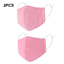 2PCS Children's Cotton Masks 3D Dustproof Mask Washable Masks