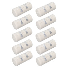 10 Rolls Wrap Bandage Elastic Atheletic Sports Compression Bandage Wrap 0.1 X 4.9 Yards