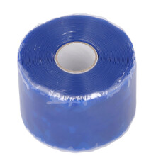 Silicone Rubber Repair Tape 5m Length 50mm Width 0.8mm Thick Self Adhesive Water Hose Leak Seal Tape Blue