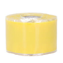 Silicone Rubber Repair Tape 5m Length 50mm Width 0.8mm Thick Self Adhesive Water Hose Leak Seal Tape Yellow