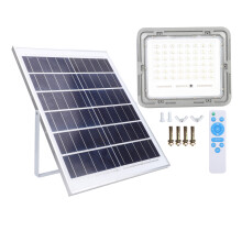 200W LED Solar Light Kit 240 Beads IP66 Water Proof 8000mAh LED Floodlight Kit for Front Doors Backyards Porches Garages 6V