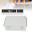 Electrical Junction Box IP67 Water Resistant ABS Plastic Electrical Connection Box with Mount Plate 4