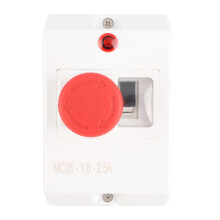 Waterproof Motor Protector Circuit Breaker with Emergency Stop Knob and Signal Lamp 1.6?2.5A 230/240V 400/415V 500V 690V
